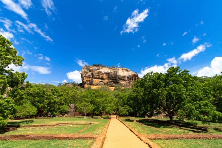 Stânca Sigiriya în Sri Lanka